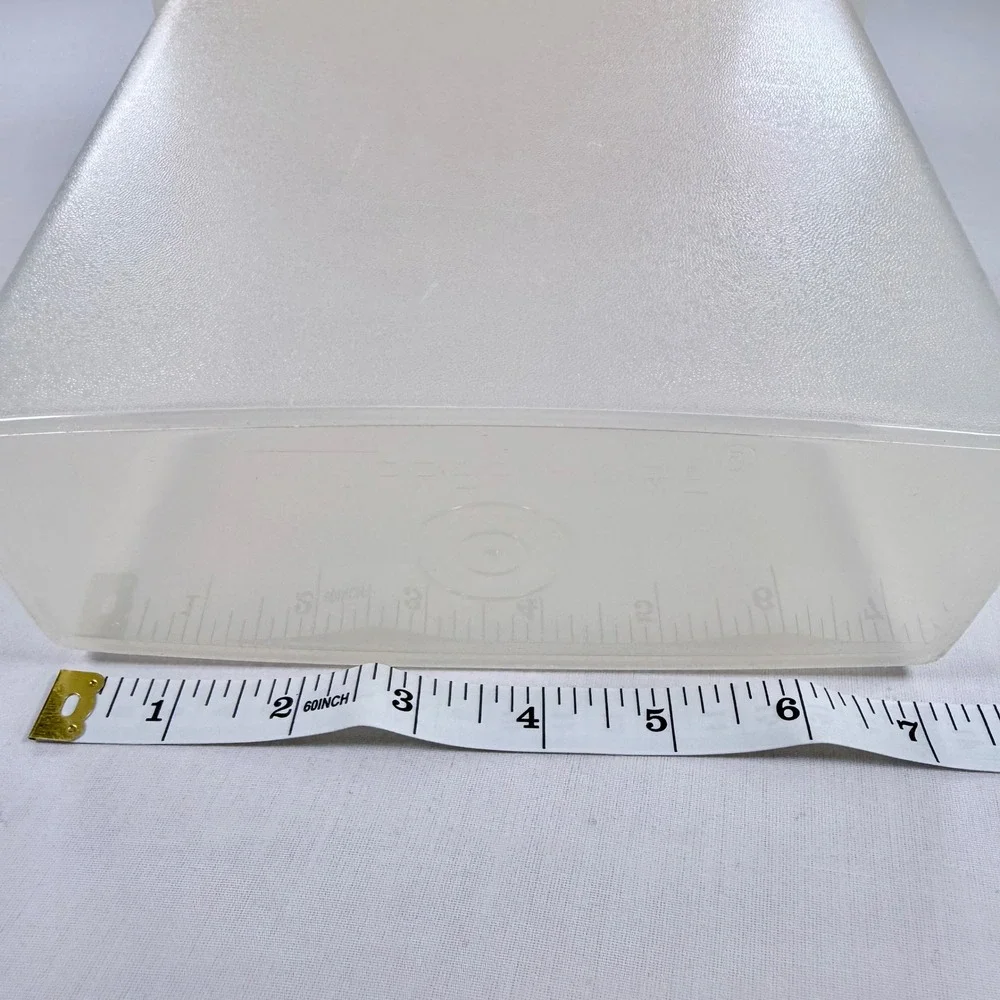 Vintage Tupperware Modular Mate Cereal Storer Harvest Gold Lid 469-5 470-6 USA